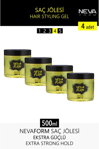 Neva Nevaform Saç Jölesi Ekstra Sert 500 ml (4 ADET)