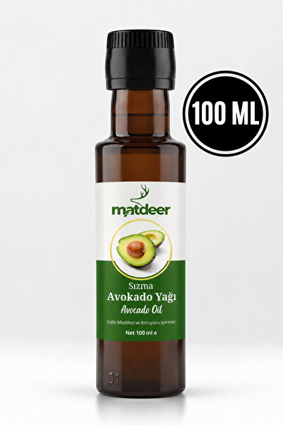 MATDEER 100 ml Sızma Avokado Yağı - %100 Saf ve Doğal