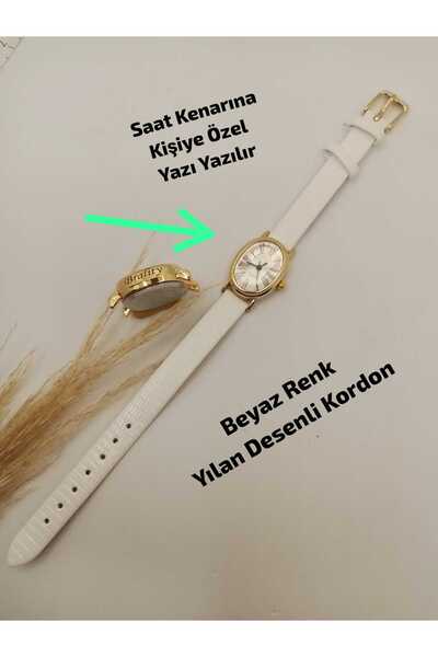 Brality SAAT KENARINA KİŞİYE ÖZEL YAZI YAZILIR , Minimal Vintage Yeni Sezon G...