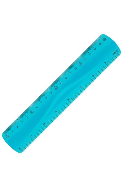 OEM Rigla Flexibila Albastra 20cm - Rigle Flexibile, Produse Scoala