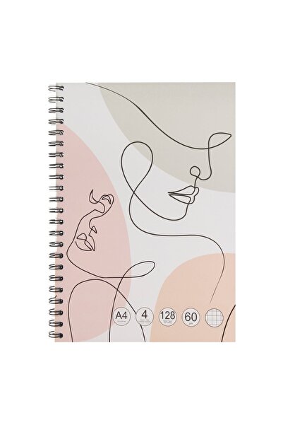 OEM Caiet A4 Matematica Model Abstract cu 4 Subiecte & Spirala - 128F