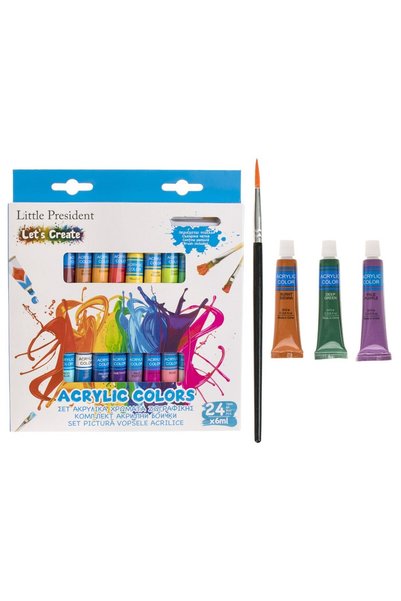 OEM Set culori acrilice în tuburi, 24 de bucăți x 6 ml