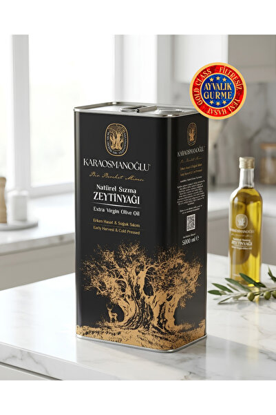 Karaosmanoğlu Zeytinyağı Ayvalık Edremit Gurme Erken Hasat Natürel Sızma Zeyt...