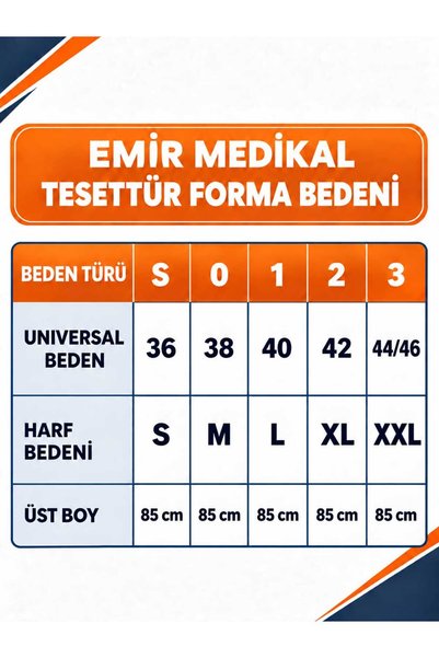EMİR MEDİKAL (Soft) Hijab-Friendly Hunter Green Lycra Women's Medical Uniform Doctor and Nurse Uniform Scrubs Surgical Suit