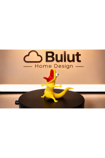 BULUT HOME DESİGN ملحق مقود الدراجة النارية من توم ليزارد على شكل سحلية مجنونة متحركة