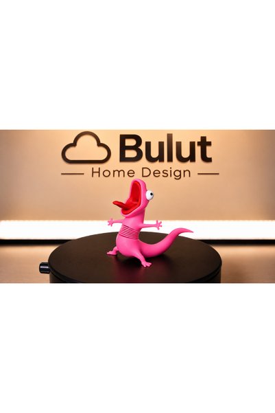 BULUT HOME DESİGN ملحق مقود الدراجة النارية من توم ليزارد على شكل سحلية مجنونة متحركة
