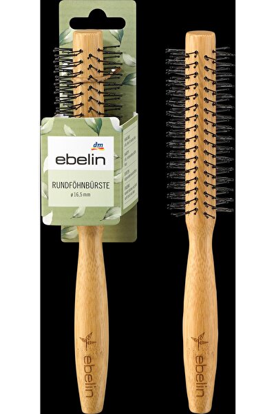 Ebelin Perie rotunda par bambus naturala 1 bucata pieptene