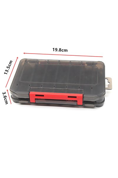Choice D-Size L Double Sided Lure Hook Boxes 12 14 Compartment Portable Fishi...