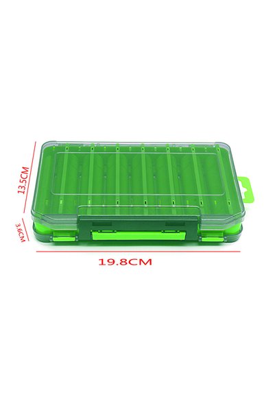 Choice C-Size L Double Sided Lure Hook Boxes 12 14 Compartment Portable Fishi...