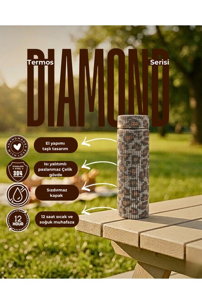 Oxlade DİAMOND PASLANMAZ ÇELİK TERMOS 500ml