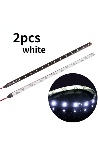 Choice White 2pcs 30cm 15 LED self-adhesive flexible light with waterproof ca...