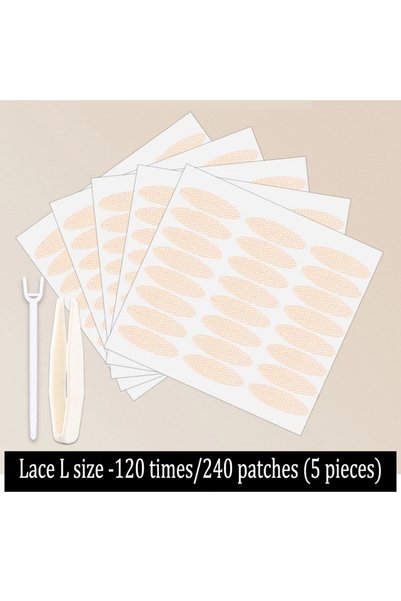 Choice Lace-L 240Pcs 240pcs Invisible double-fold eyelid tape, natural lace, ...
