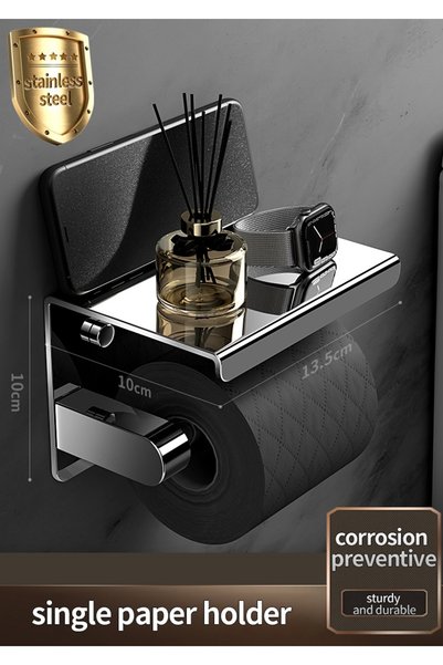 Choice1 E roll paper holder Bathroom Toilet Paper Holder 304 Stainless Steel ...