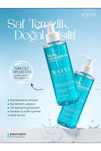 WAYYS professional YÜZ TEMİZLEME JELİ