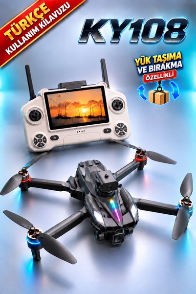 ROSE TEKNOLOJİ WİFİ FPV 4.3 İNÇ LCD EKRANLI KUMANDA GİMBAL KAMERA 360 DÖNME V...