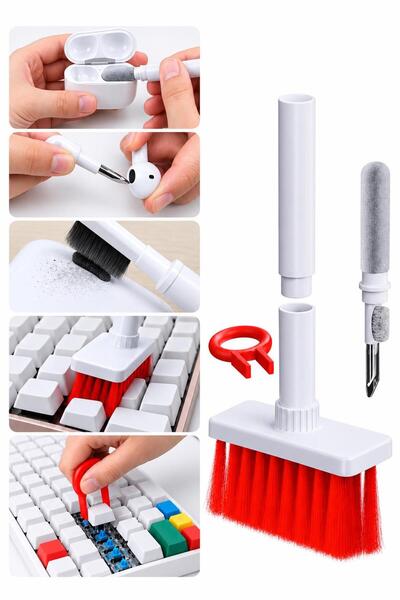 sanal trend Keyboard Computer Earphone Cleaning Tools Key Puller Set 5 in 1 C...