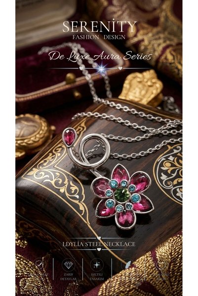 Serenity Ldylia Twisted Steel Necklace
