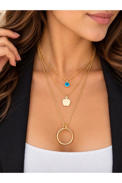CHARM قلادة ثلاثية