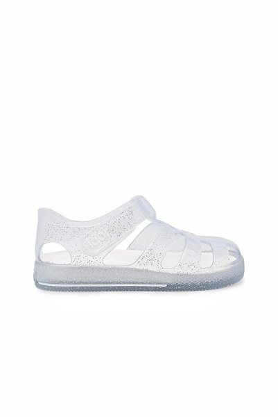 IGOR S10265 Sandale transparente cu sclipici pentru copii