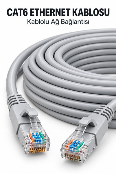 upTech Cat6 Ethernet Cable 3 Meters Rj45 Lan Internet Modem Router Computer Cable