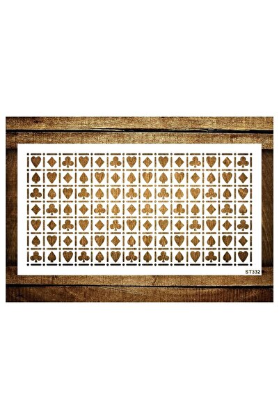Stencil tasarım Cakes Stencil St332 Pasta, Kurabiye, Kek Süsleme Şablonları