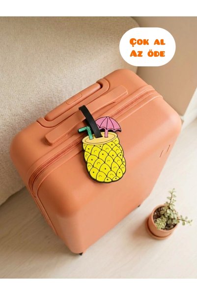 Atelier Licia Suitcase Label Colorful Silicone Name Tag Suitcase Label-Luggag...