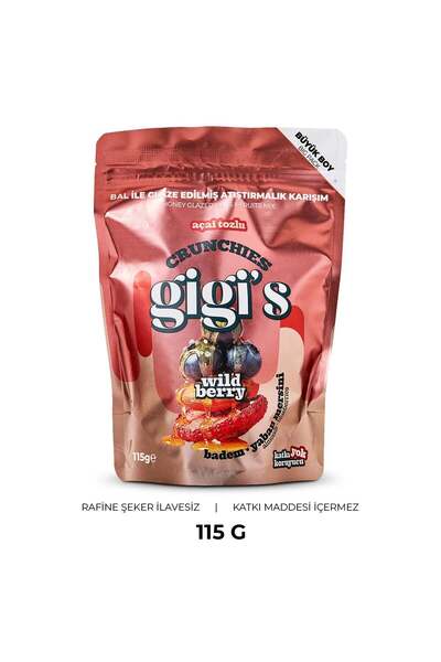 gigi's خليط مقرمش مغطى بالعسل والتوت البري