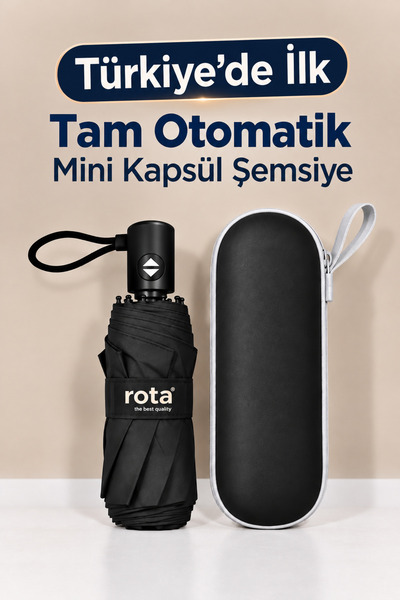 Rota 8 Telli Fiber Tam Otomatik Özel Çantalı Kılıflı Kapsül Şemsiye TR 'de İl...
