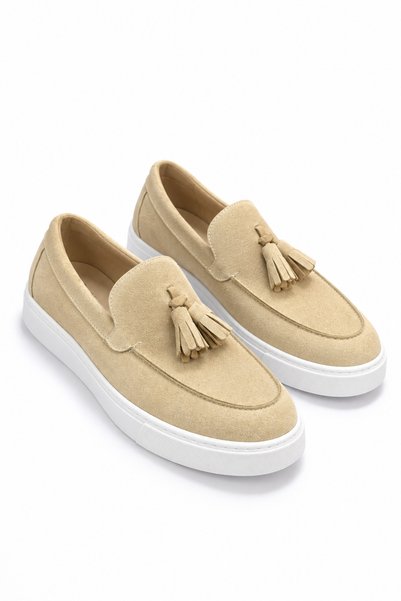 Lucy Shoes Jy153 Bloom Laceless Tasseled Suede Men's Casual Sports Classic Sh...