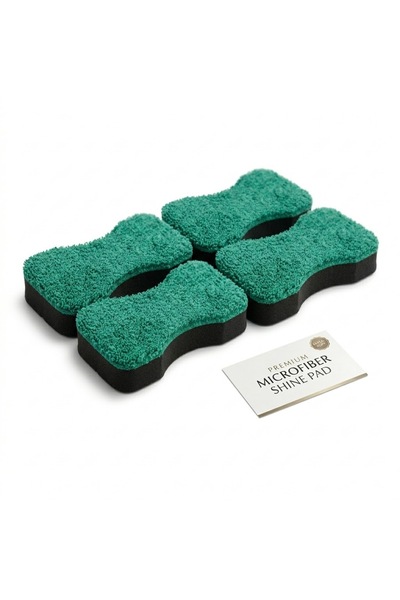 Green Class Mıknatıslı Tahta Silgisi-Microfiber- 4 ADET