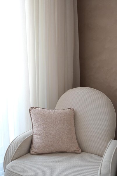 NEEDLE Goff Pink Throw Pillow Cover (45X45)