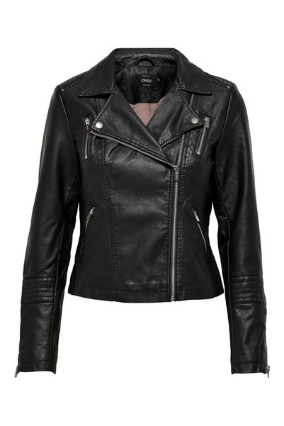 ONLY Onlgemma Faux Leather Biker Otw Noos Kadın Deri Mont ve Ceket 15153079