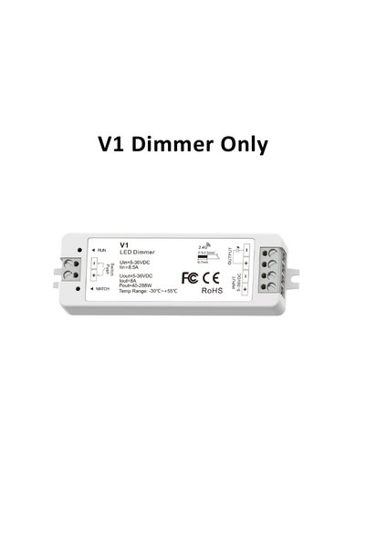 Choice1 V1 Dimmer Only 12V 24V LED Dimmer PWM Wireless RF 2.4G Remote Control...
