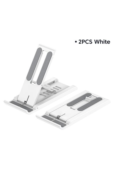 Choice 2PCS White Table Phone Holder Bracket Adjustable Desktop Stand For Ipa...