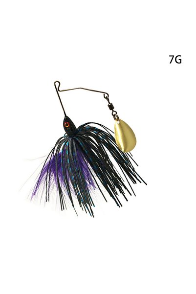choice2 05 black Mycena 7G/9G Spinner Bait Fishing Lure Chatter Bait Blade Ji...