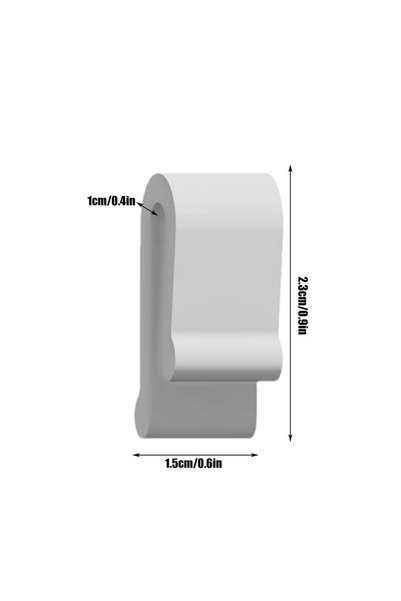 Choice White 8PCS Oven Lid Flexible Bumper Protector Clips Food grade silicon...