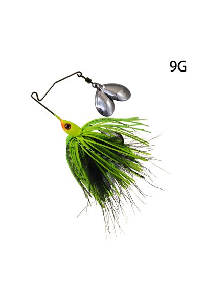Choice 06 green Mycena 7G/9G Spinner Bait Fishing Lure Chatter Bait Blade Jig...