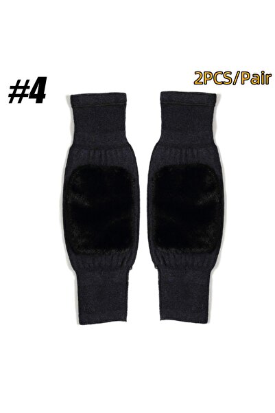 Choice 1Pair Black 1Pair Unisex Cashmere Wool Knee Brace Pads Winter Windproo...