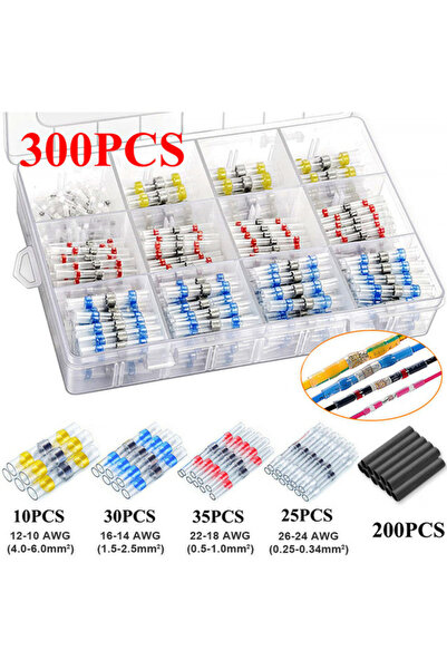 choice2 300pcs(T) 300pcs-800pcs Solder Sealed Wire Connectors Heat Shrink Sol...