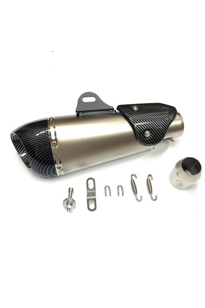 Choice3 Type D Universal 51mm motorcycle exhaust alpha muffler for R3 MT07 FZ...