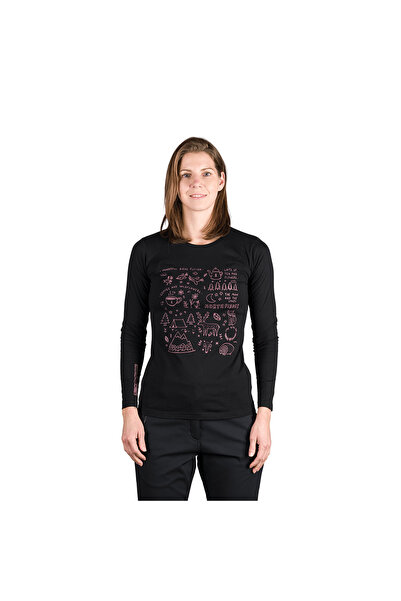 NORTHFINDER Tricou de damă TR-6026OR din bumbac RIYA negru