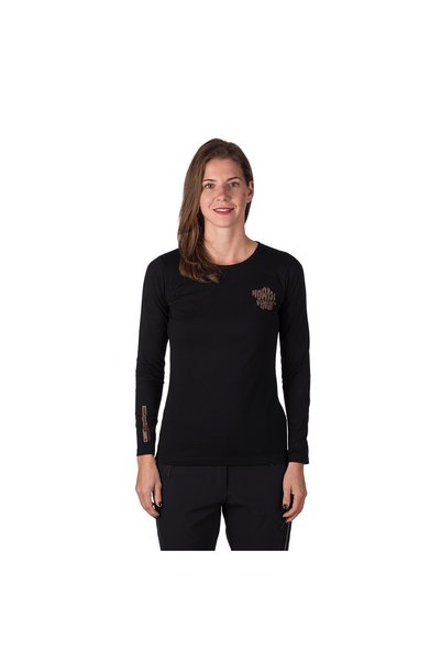 NORTHFINDER Tricou de damă din bumbac TR-6025OR HAILIE negru