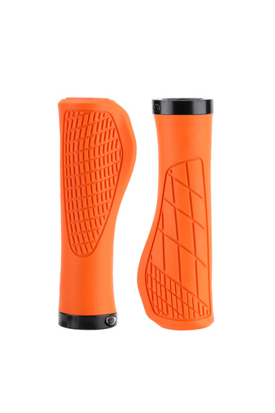 Choice قبضة M1 Orange Grip للدراجات الجبلية، أصفاد قفل على مقود الدراجة الجبل...
