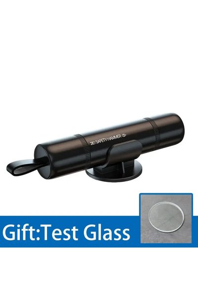 Choice black 2025 New Portable Seat Safety Hammer Auto Glass Car Window Break...