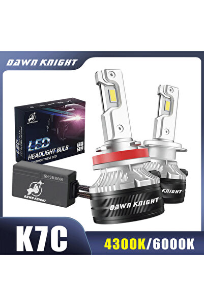 Choice13 مصباح LED 9005/HB3 6000K 150W DAWN KNIGHT K7C H11 H7 H4 مع 3 أنابيب ...