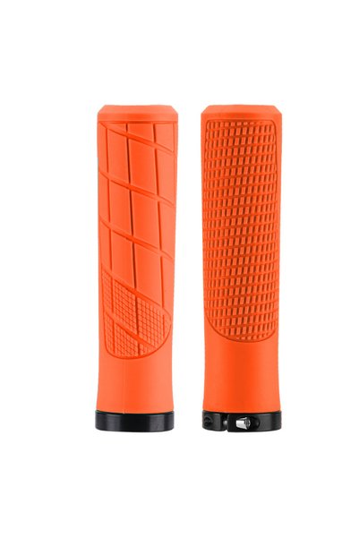 Choice M2 Orange Grip Bicycle grips MTB Cuffs Lock on Mountain Bike Handlebar...