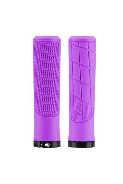 Choice M2 Purple Grip Bicycle grips MTB Cuffs Lock on Mountain Bike Handlebar...