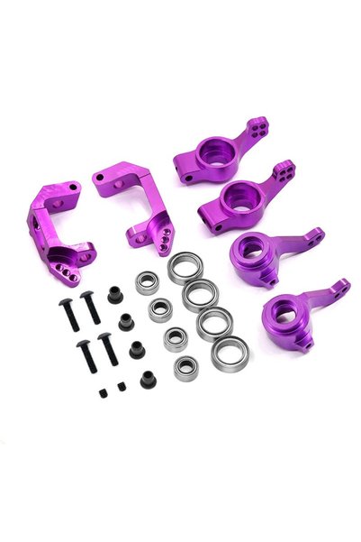 Choice r27r27 purple Aluminum Steering Knuckle Hub Carrier Set for HSP 94111 ...
