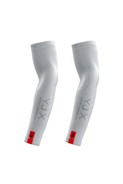 Choice gray Ice Silk Arm Sleeves Men Women Summer Cycling UV Protection Arm C...