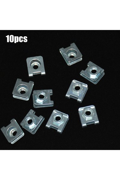 choice2 10pcs 20Pcs Auto Metal Clips M6 for Car Motor Tread Panel Spire Nut F...